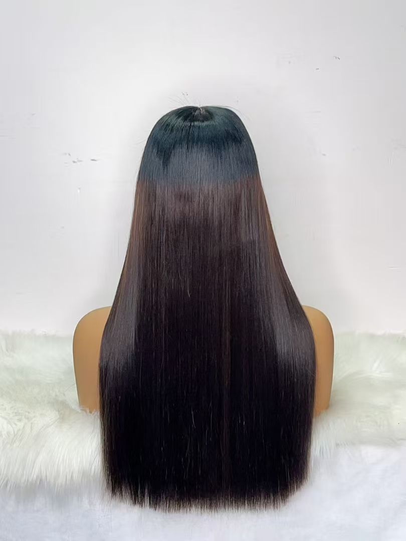 2x6 Lace Closure Super Double Drawn (SDD) Vietnamese Bone Straight Wig - 100% Virgin Human Hair
