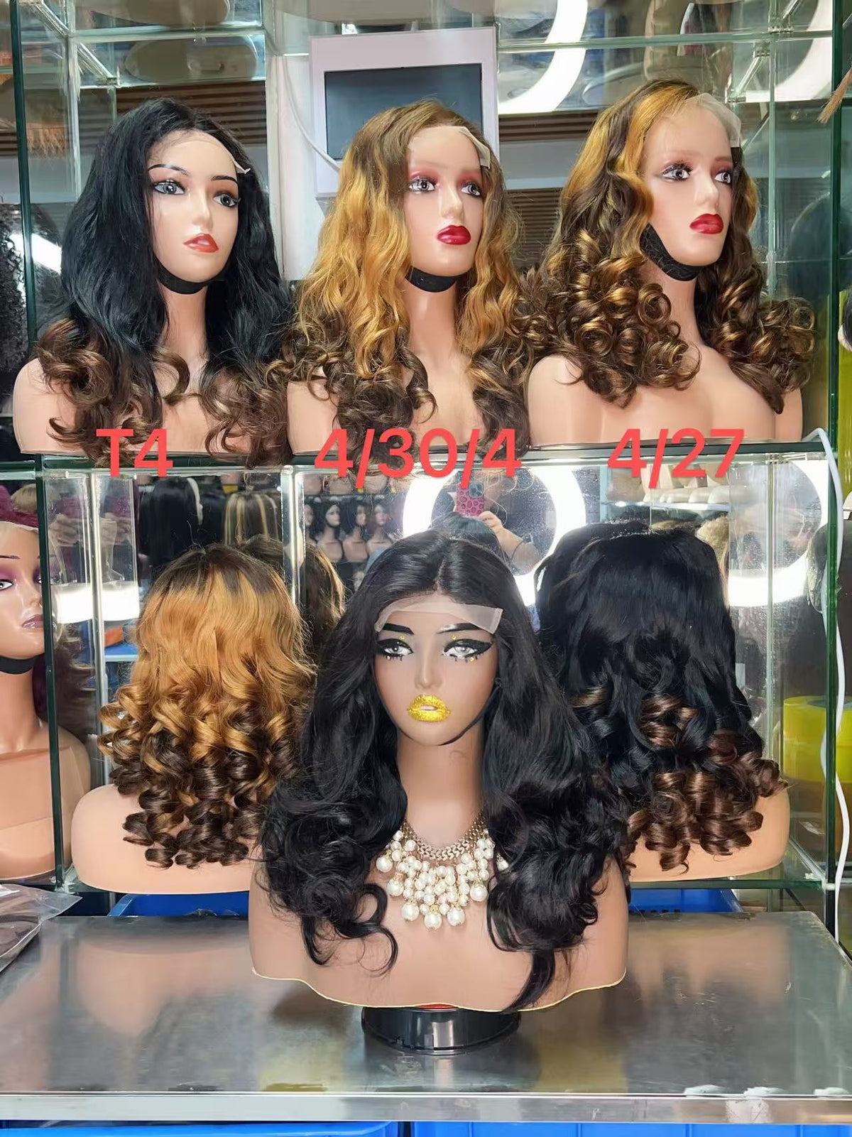 100% Virgin Human Hair 22-Inch Bouncy Curl Wig - Voluminous Long Wave
