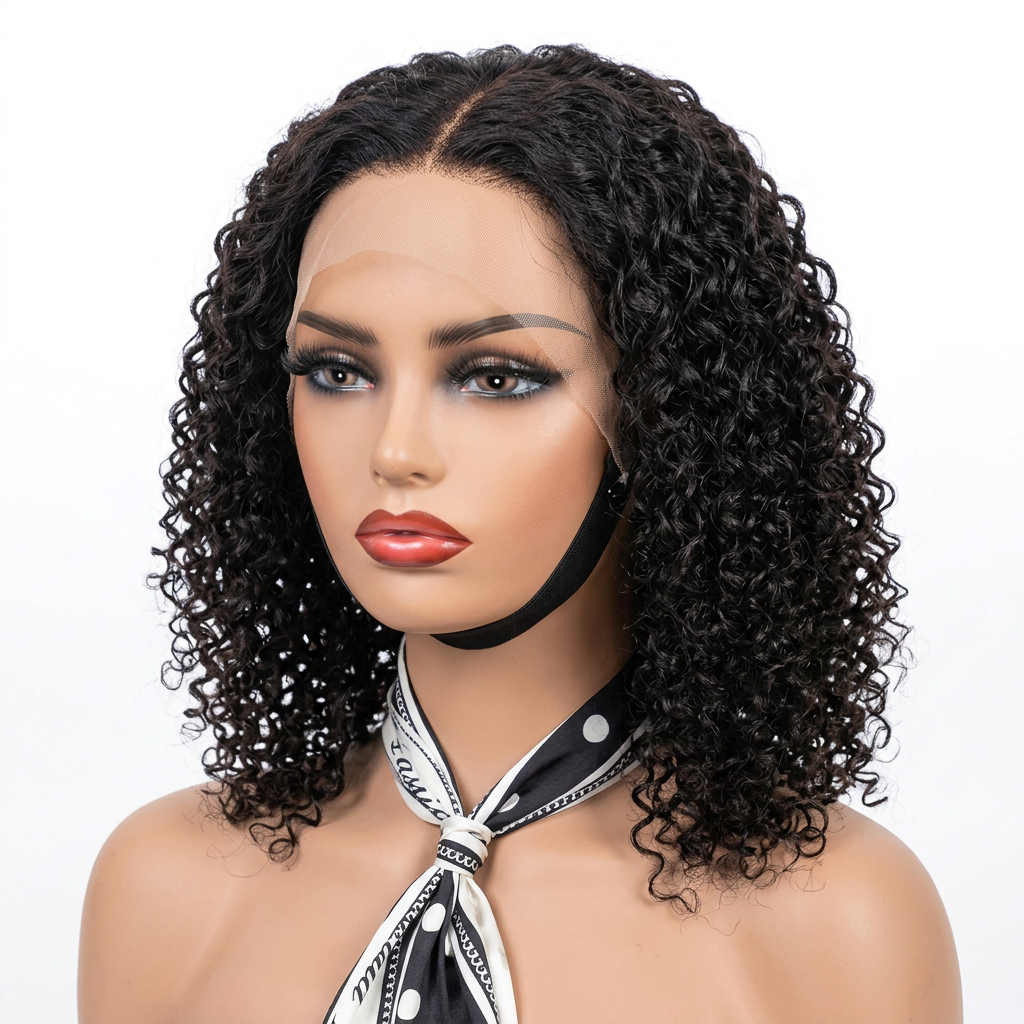 1B# 14 Inch Curly Wig