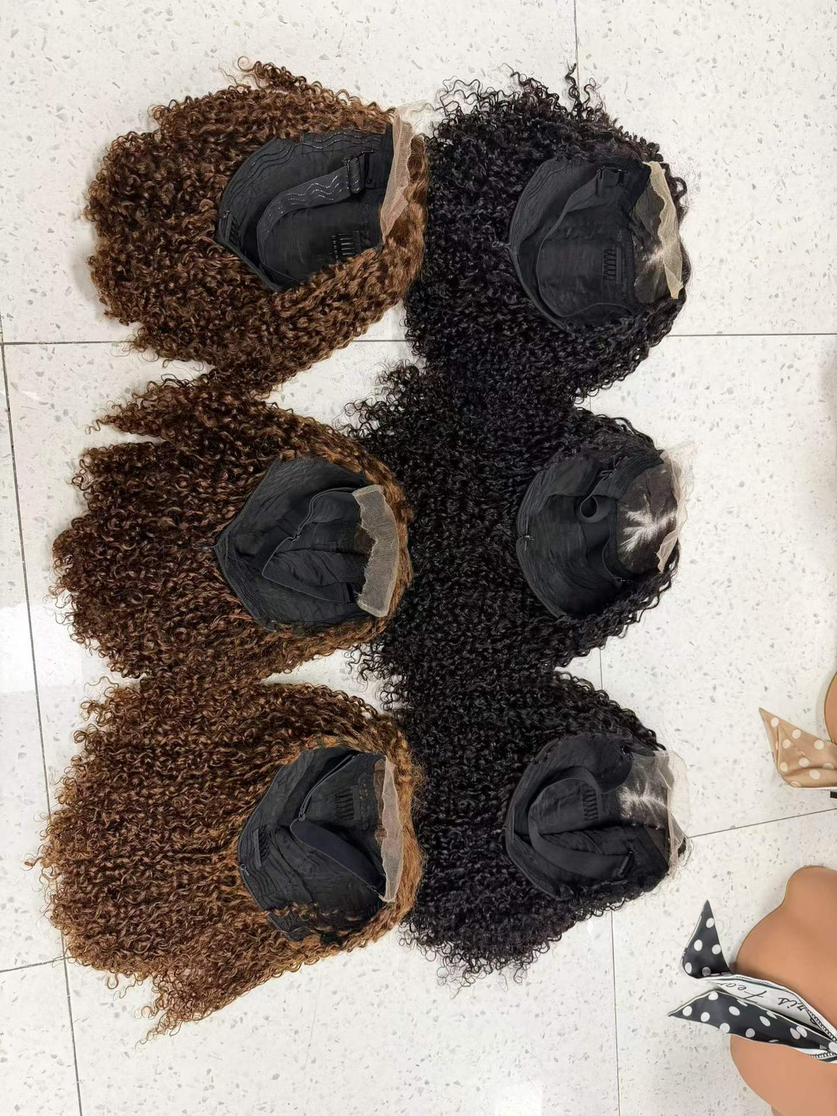 5x5 HD Lace Closure Curly Wig 100% Virgin Human Hair
