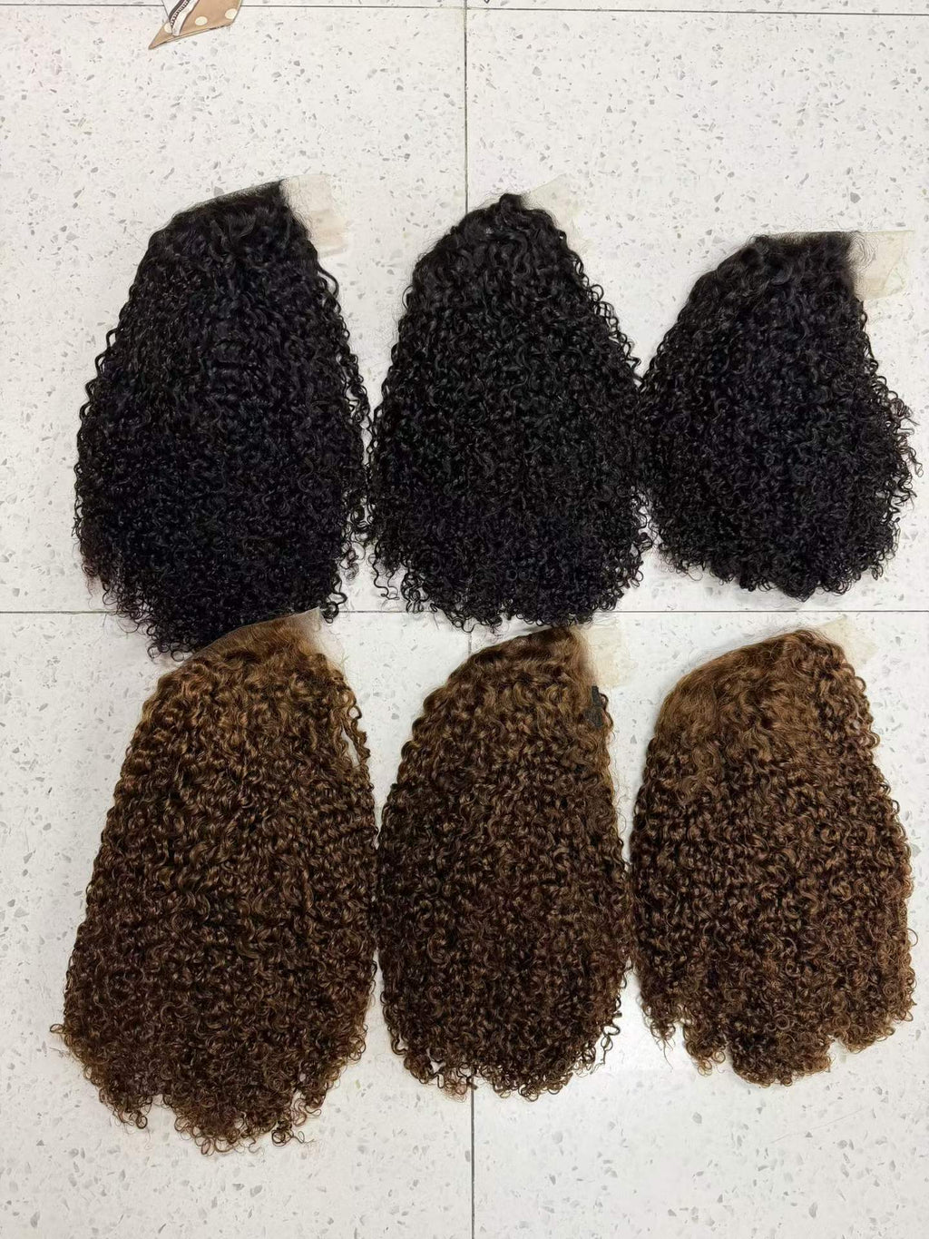5x5 HD Lace Closure Curly Wig 100% Virgin Human Hair