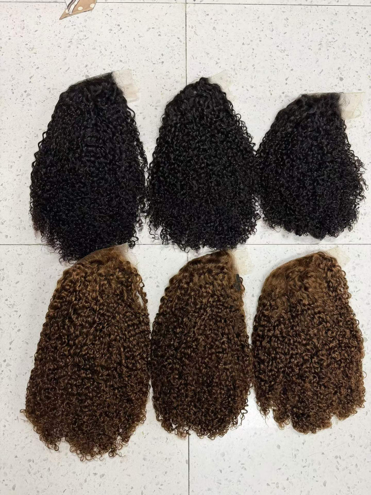 5x5 HD Lace Closure Curly Wig 100% Virgin Human Hair