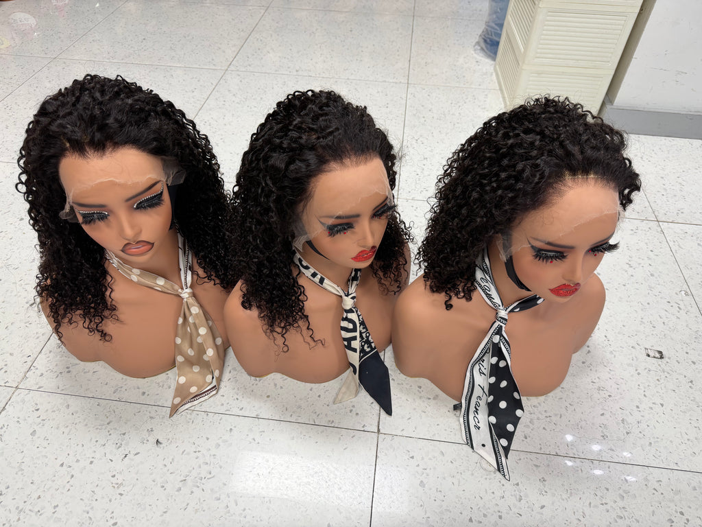13x4 HD Lace Frontal Pixie Curl Wig - 100% Virgin Remy Human Hair