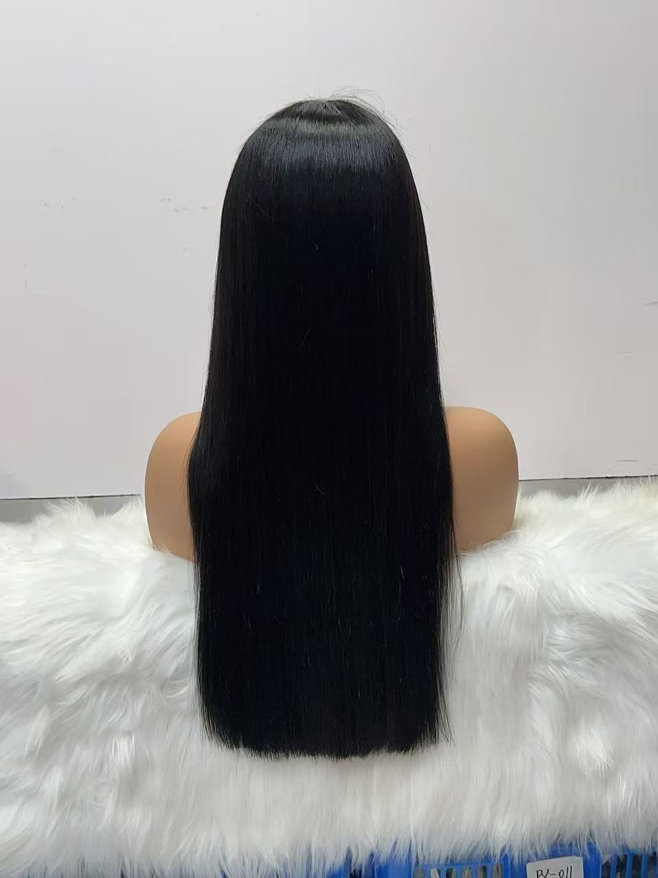 13x4 Lace Frontal Silky Straight Wig - Double Drawn Grade 1 100% Virgin Remy Human Hair
