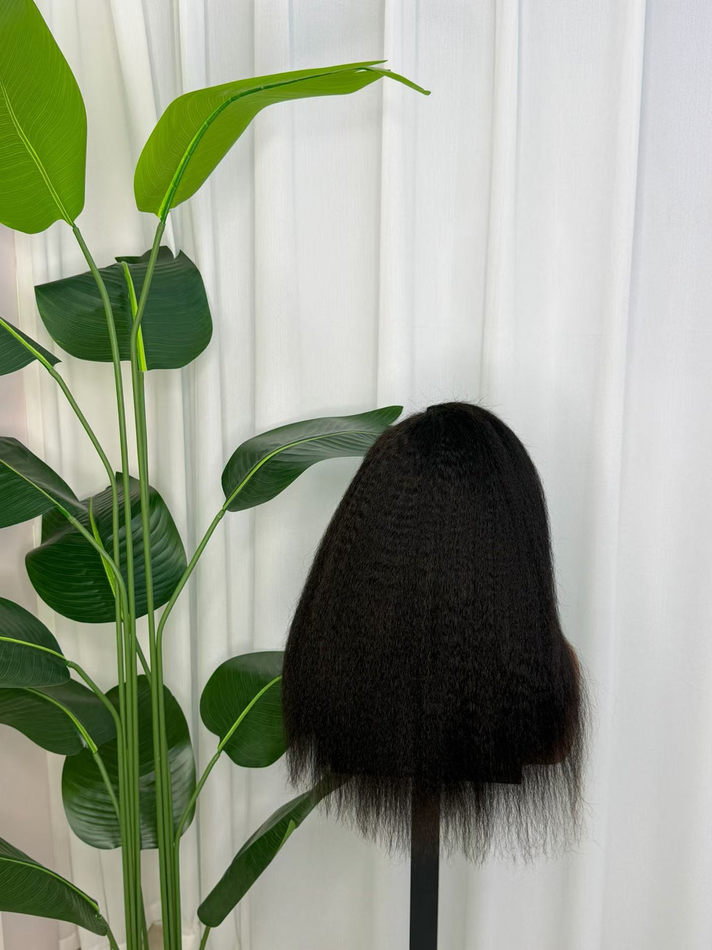 13x4 HD Lace Frontal Kinky Straight Wig - 100% Virgin Remy Human Hair
