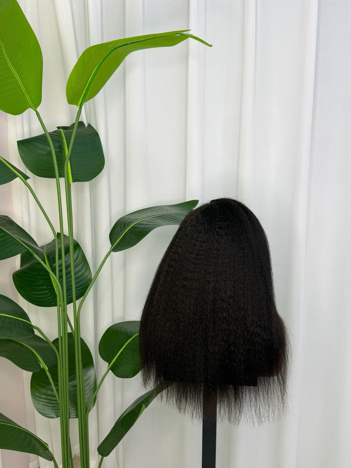13x4 HD Lace Frontal Kinky Straight Wig - 100% Virgin Remy Human Hair