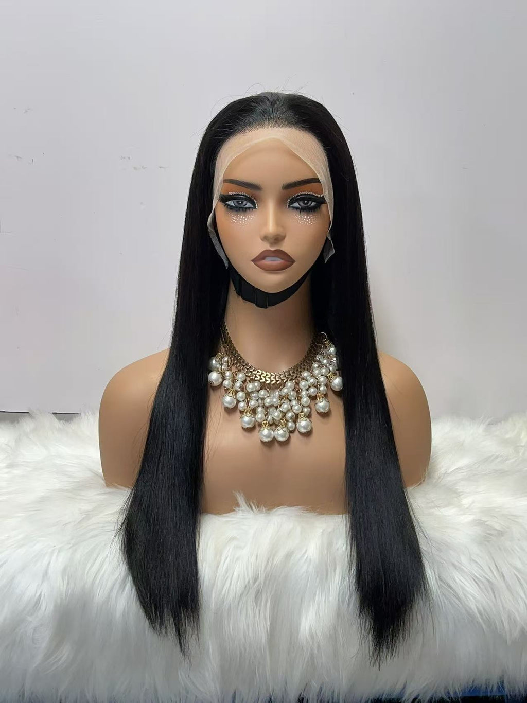 13x4 Lace Frontal Silky Straight Wig - Double Drawn Grade 1 100% Virgin Remy Human Hair