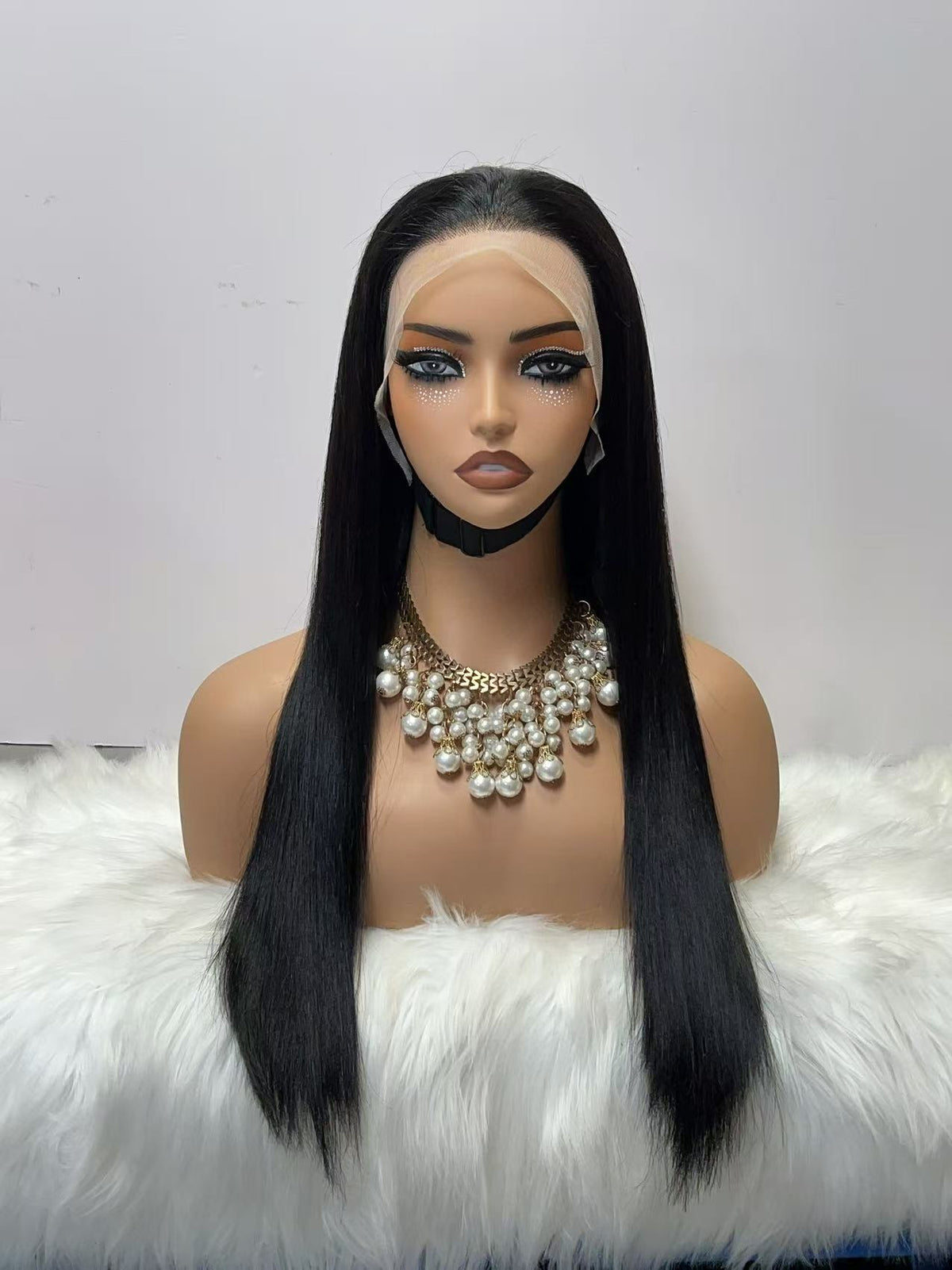 13x4 Lace Frontal Silky Straight Wig - Double Drawn Grade 1 100% Virgin Remy Human Hair