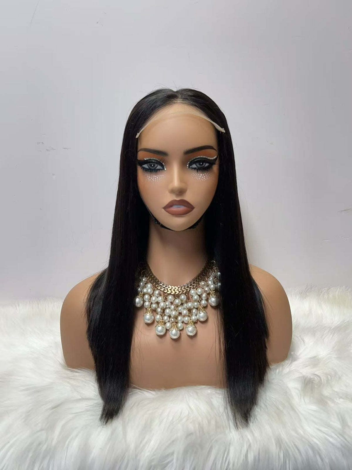 5x5 Lace Closure Super Double Drawn (SDD) Bone Straight Wig - 100% Virgin Human Hair