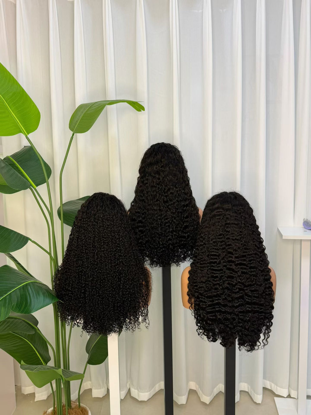 13x4 HD Lace Frontal Curly Wig - 24 Inch 100% Virgin Remy Human Hair (Pixie Curl / Burmese / Water Wave)