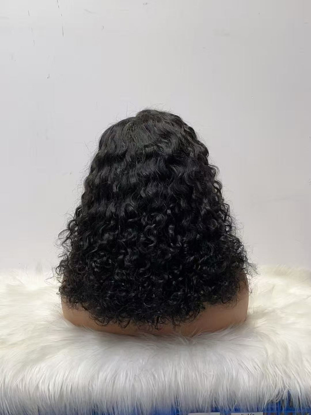 5x5 Lace Closure Roman Curl Wig - 100% Virgin Human Hair Bouncy Deep Wave (#088 Highlight & Natural Black)