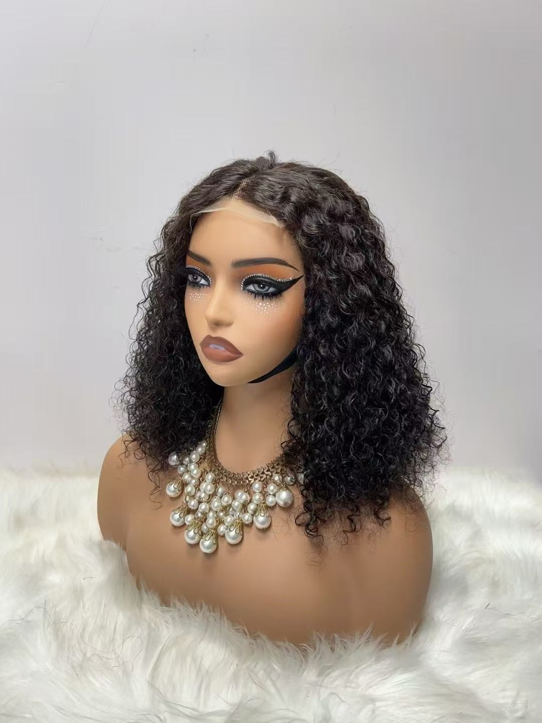 4x4 Lace Closure Pixie Curl Bob Wig - 100% Virgin Human Hair
