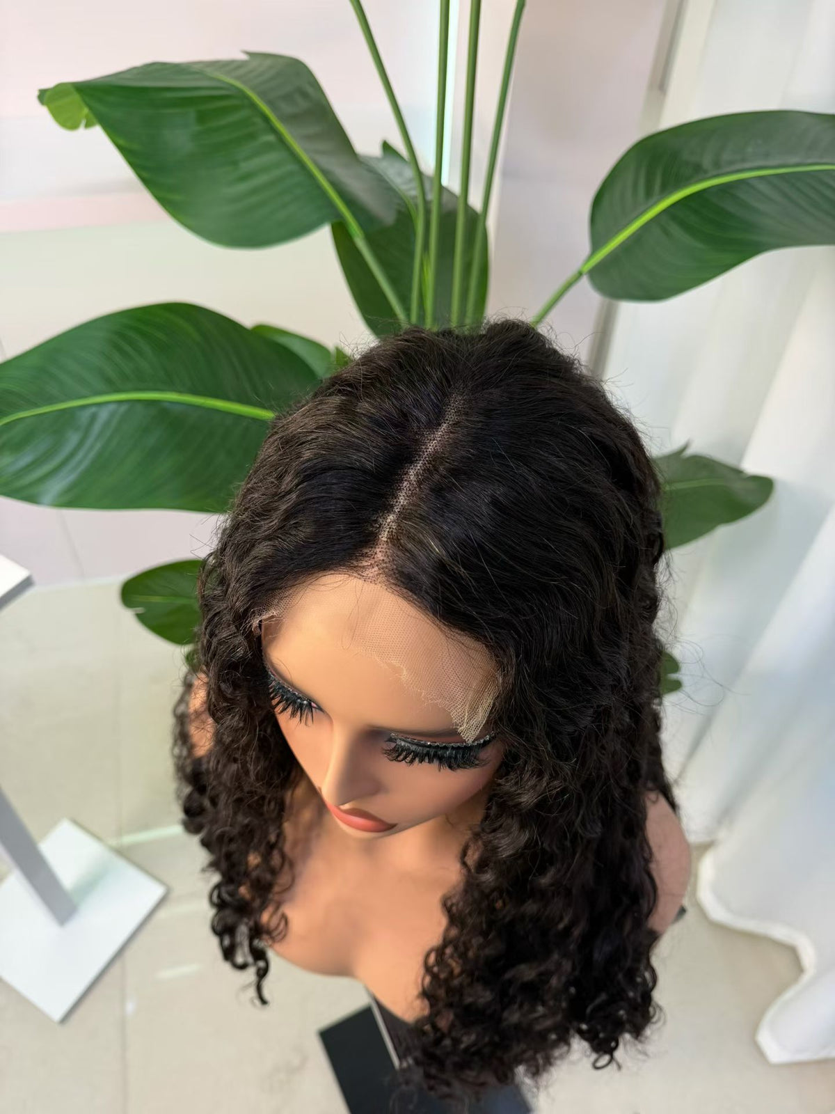 5x5 HD Lace Closure Water Wave Wig 24" 100% Virgin Human Hair
