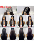 2x6 Lace Closure Super Double Drawn (SDD) Vietnamese Bone Straight Wig - 100% Virgin Human Hair