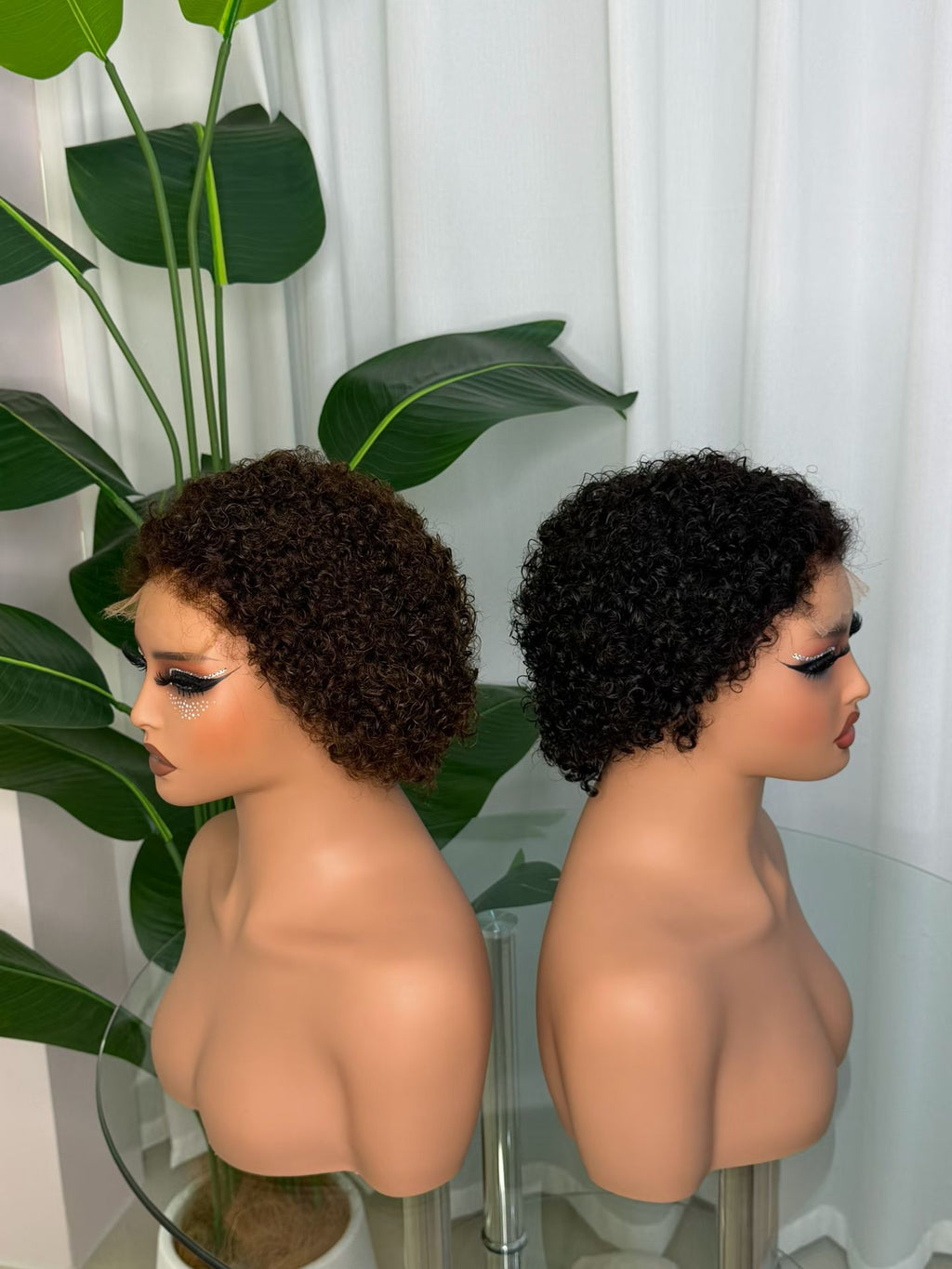 Pixie Cut Short Curly 100% Human Hair HD Lace Wig