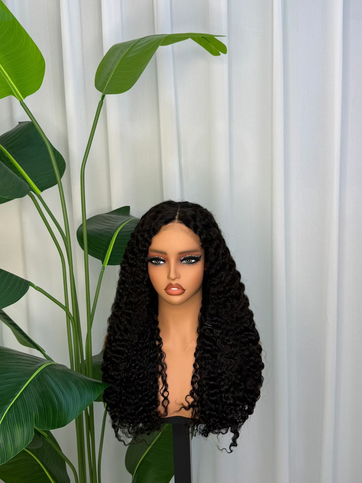 5x5 HD Lace Closure Curly Wig 24 Inch 100% Virgin Human Hair