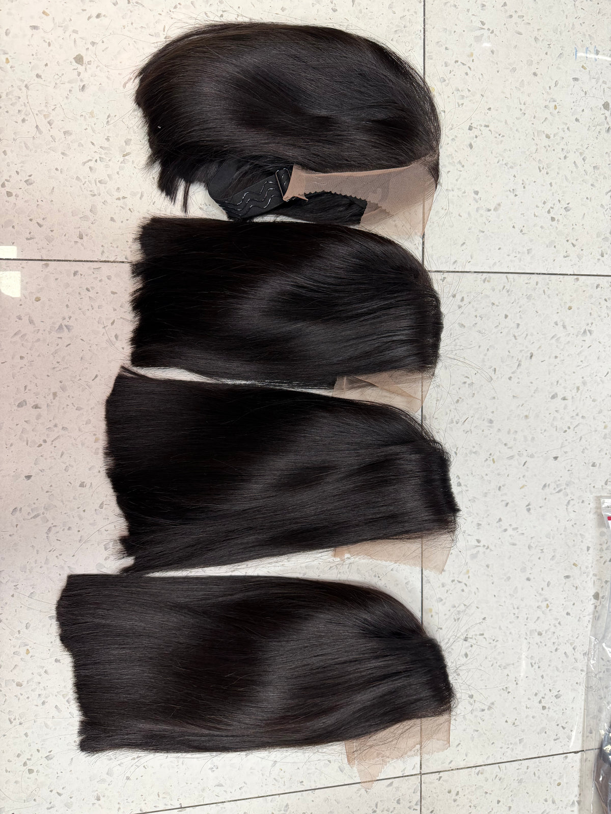 9x6 Lace Closure Super Double Drawn (SDD) Straight Bob Wig - 100% Virgin Remy Human Hair