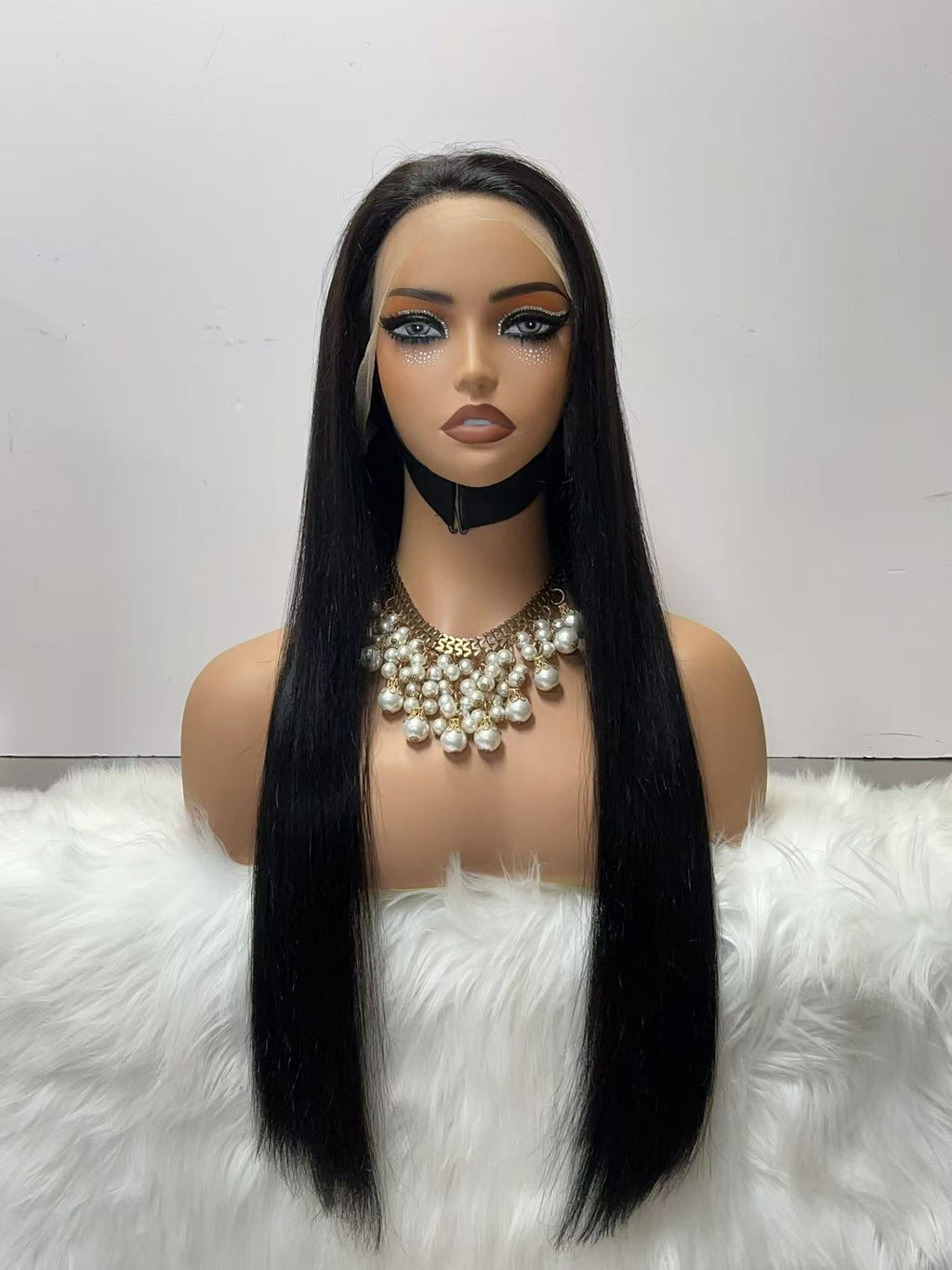 13x4 Lace Frontal Silky Straight Wig - Double Drawn Grade 1 100% Virgin Remy Human Hair