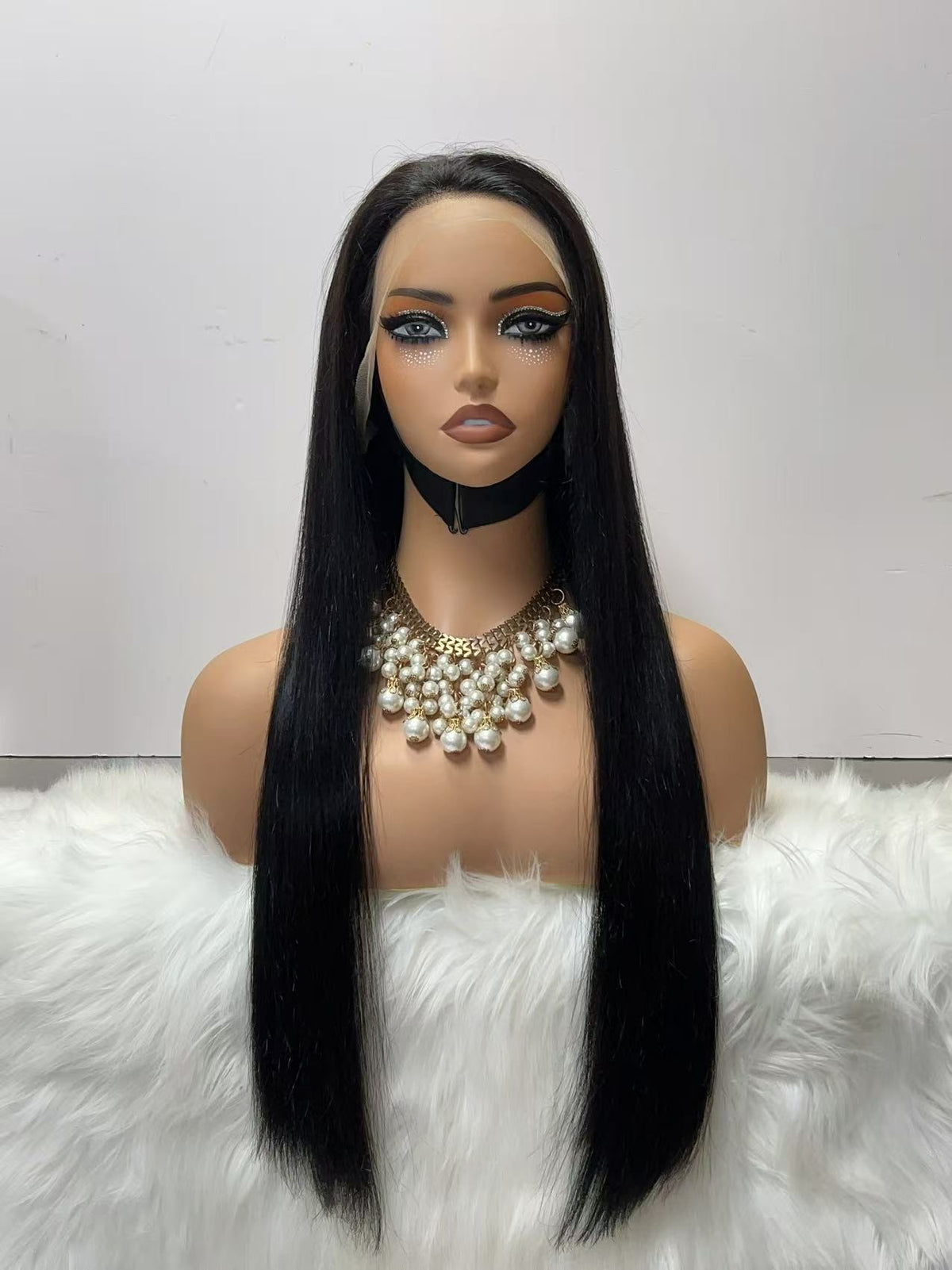 13x4 Lace Frontal Silky Straight Wig - Double Drawn Grade 1 100% Virgin Remy Human Hair