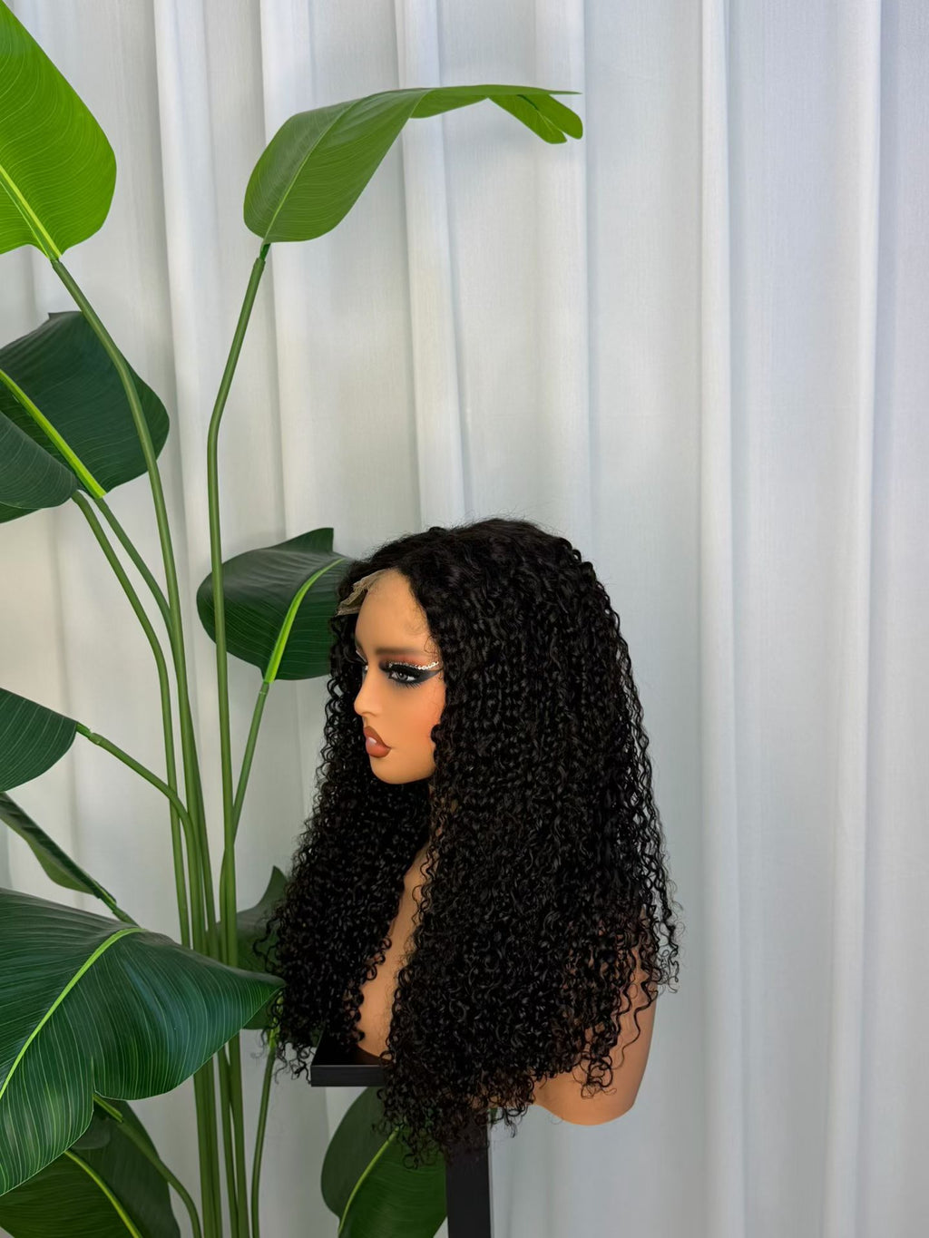 5x5 HD Lace Closure Curly Wig 24 Inch 100% Virgin Human Hair