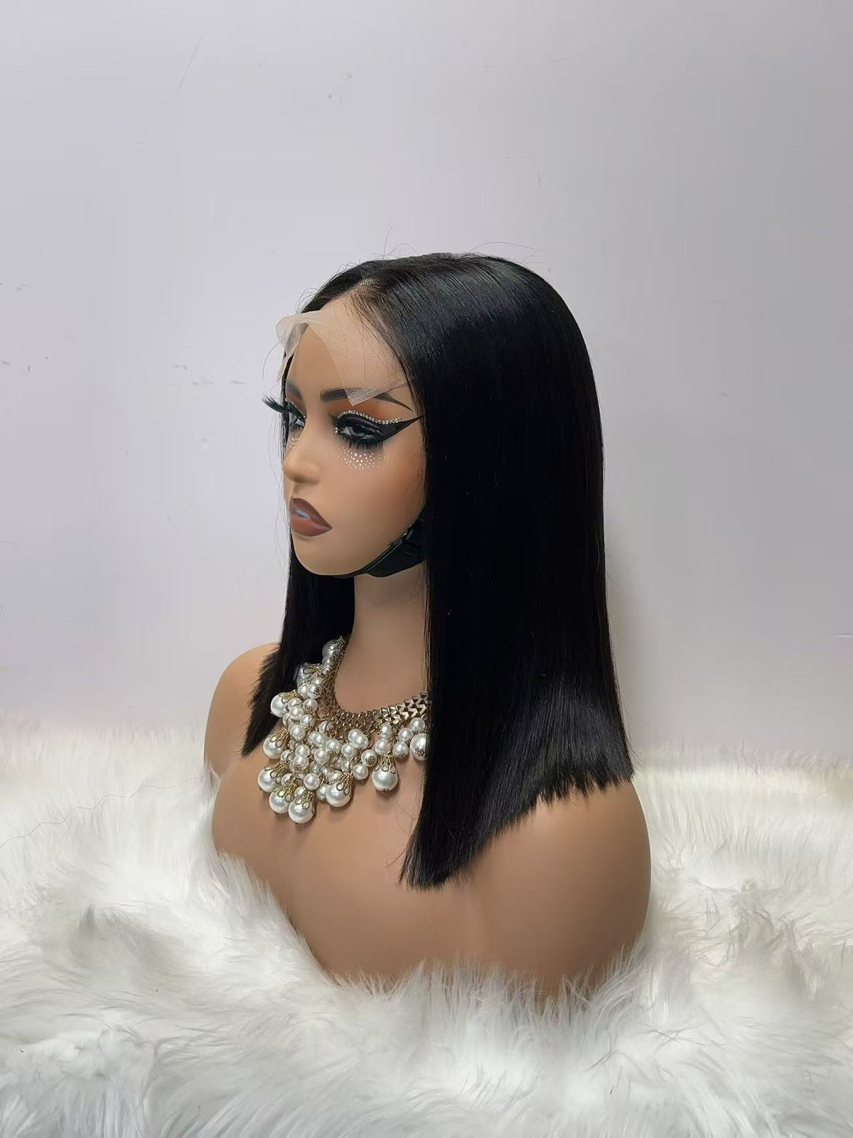 5x5 Lace Closure Super Double Drawn (SDD) Bone Straight Wig - 100% Virgin Human Hair