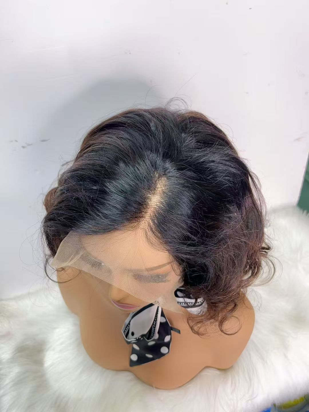 13x4 Lace Frontal 3C Bouncy Curl Bob Wig - 250g Heavy Density 100% Virgin Hair