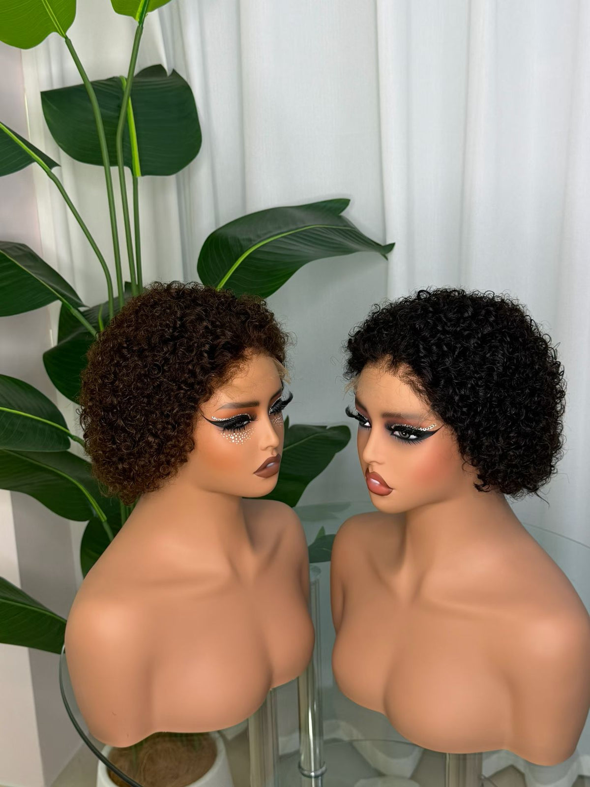 Pixie Cut Short Curly 100% Human Hair HD Lace Wig