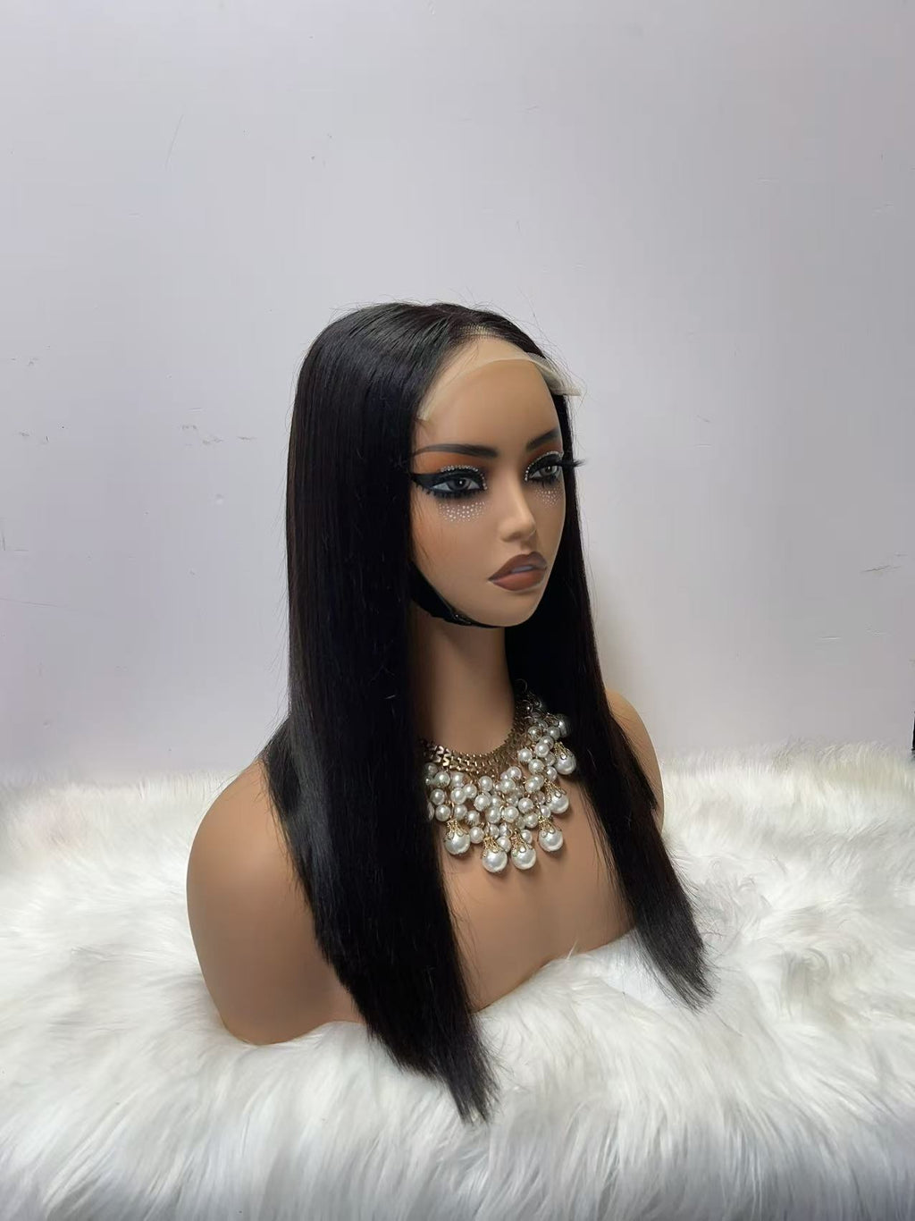 5x5 Lace Closure Super Double Drawn (SDD) Bone Straight Wig - 100% Virgin Human Hair