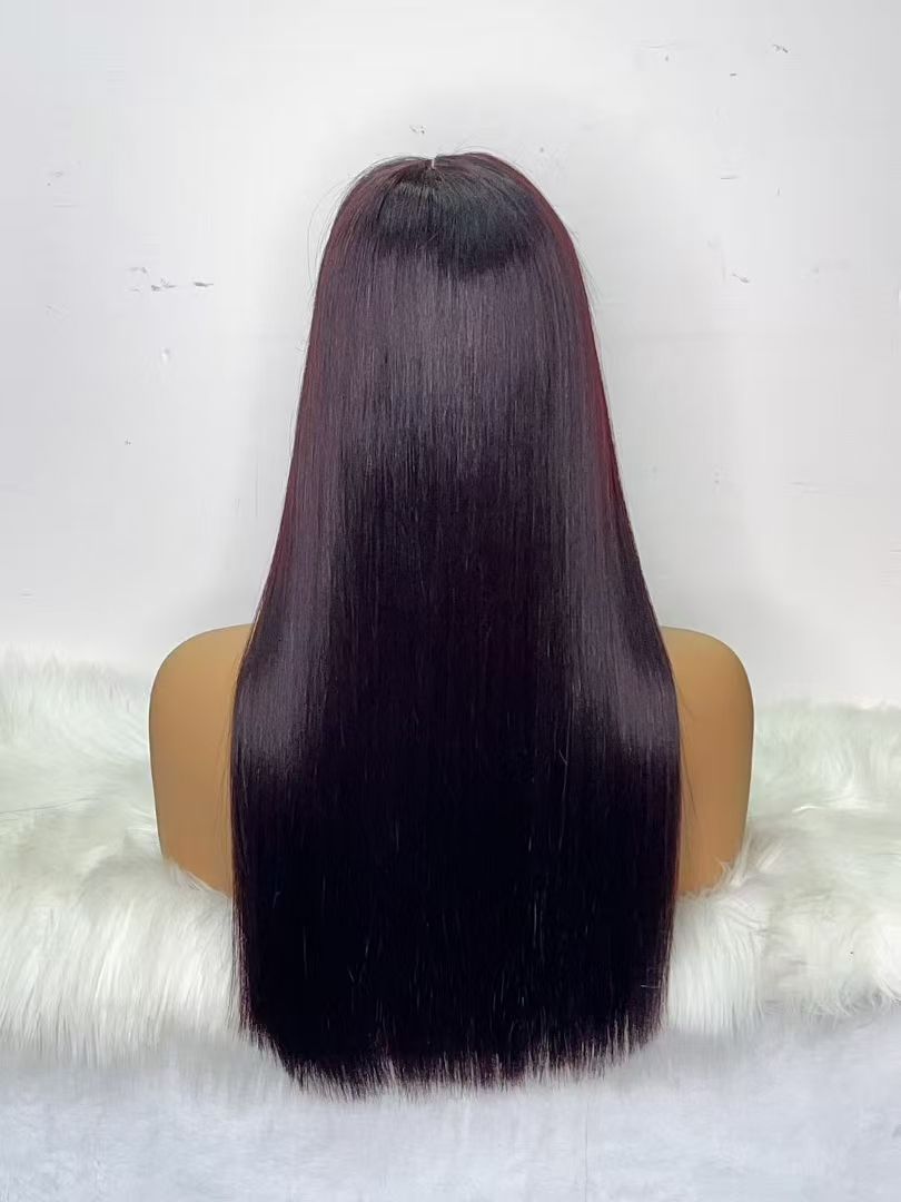 2x6 Lace Closure Super Double Drawn (SDD) Vietnamese Bone Straight Wig - 100% Virgin Human Hair