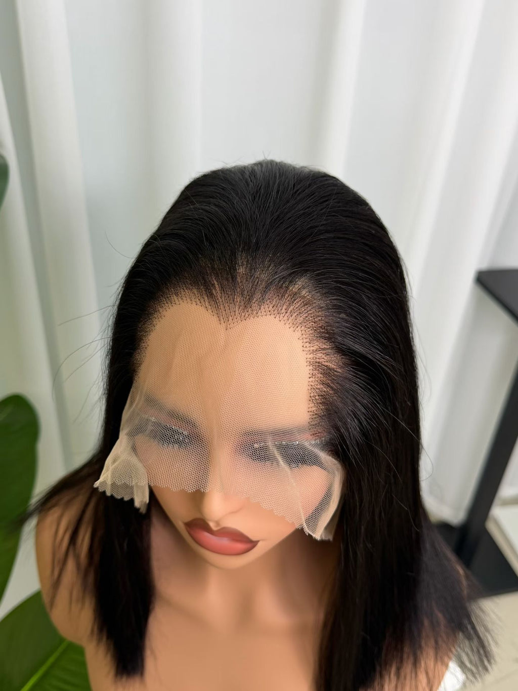 13x6 M Lagos Frontal Straight Bob Wig - Double Drawn 100% Virgin Remy Human Hair