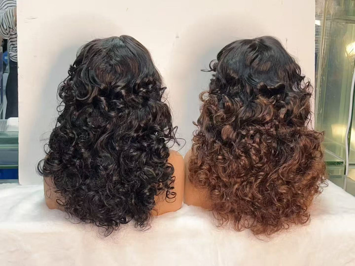 13x4 Lace Frontal Loose Spiral Curly Wig - 100% Virgin Hair