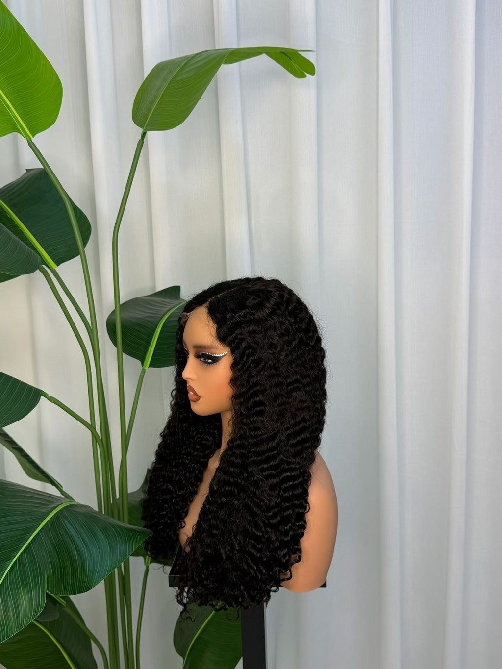 5x5 HD Lace Closure Curly Wig 24 Inch 100% Virgin Human Hair