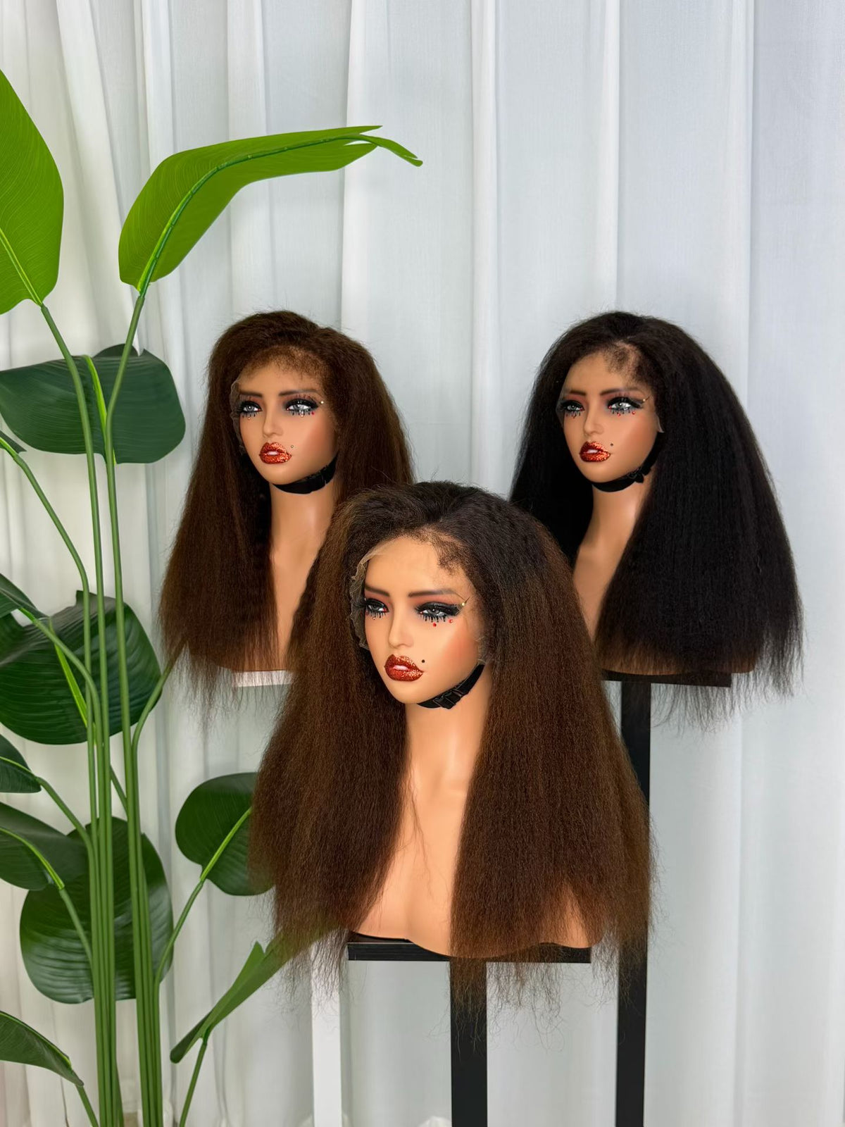 13x4 HD Lace Frontal Kinky Straight Wig - 100% Virgin Remy Human Hair