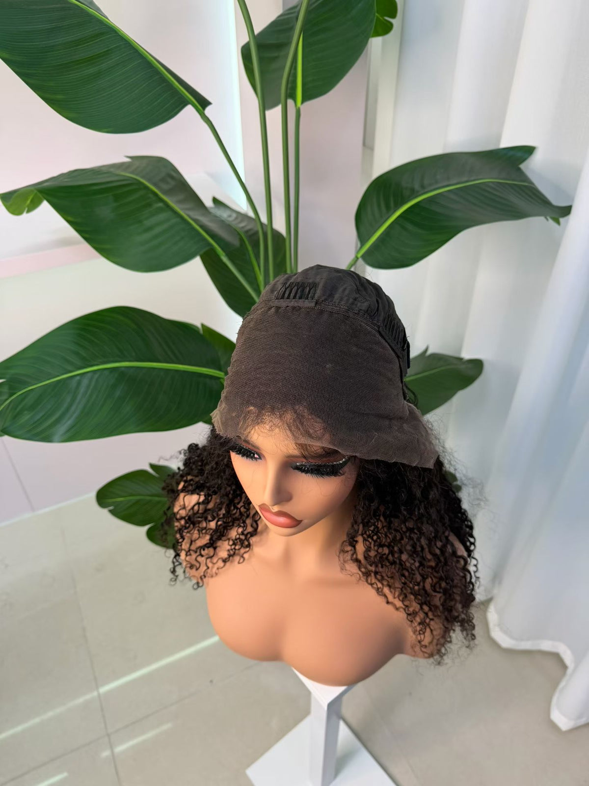 13x4 HD Lace Frontal Curly Wig - 24 Inch 100% Virgin Remy Human Hair (Pixie Curl / Burmese / Water Wave)