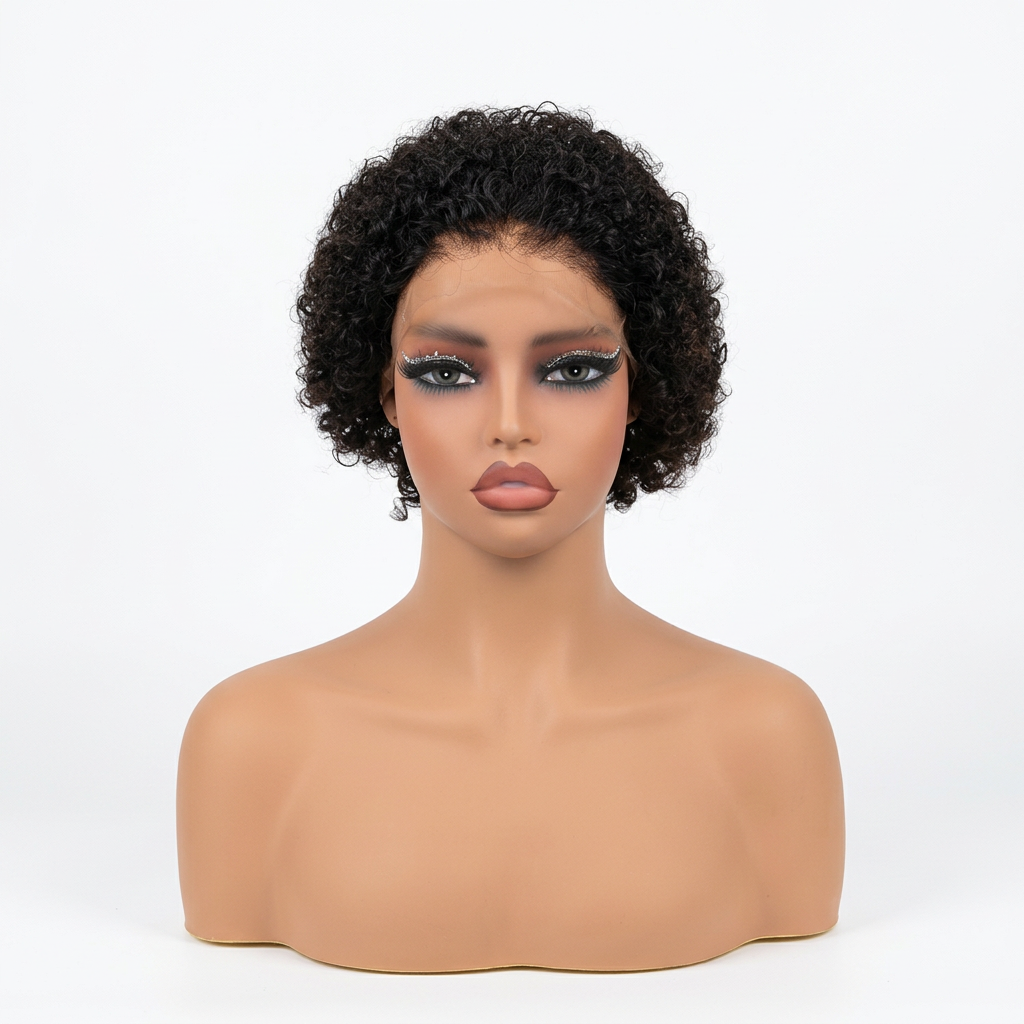 Black Curly Wig