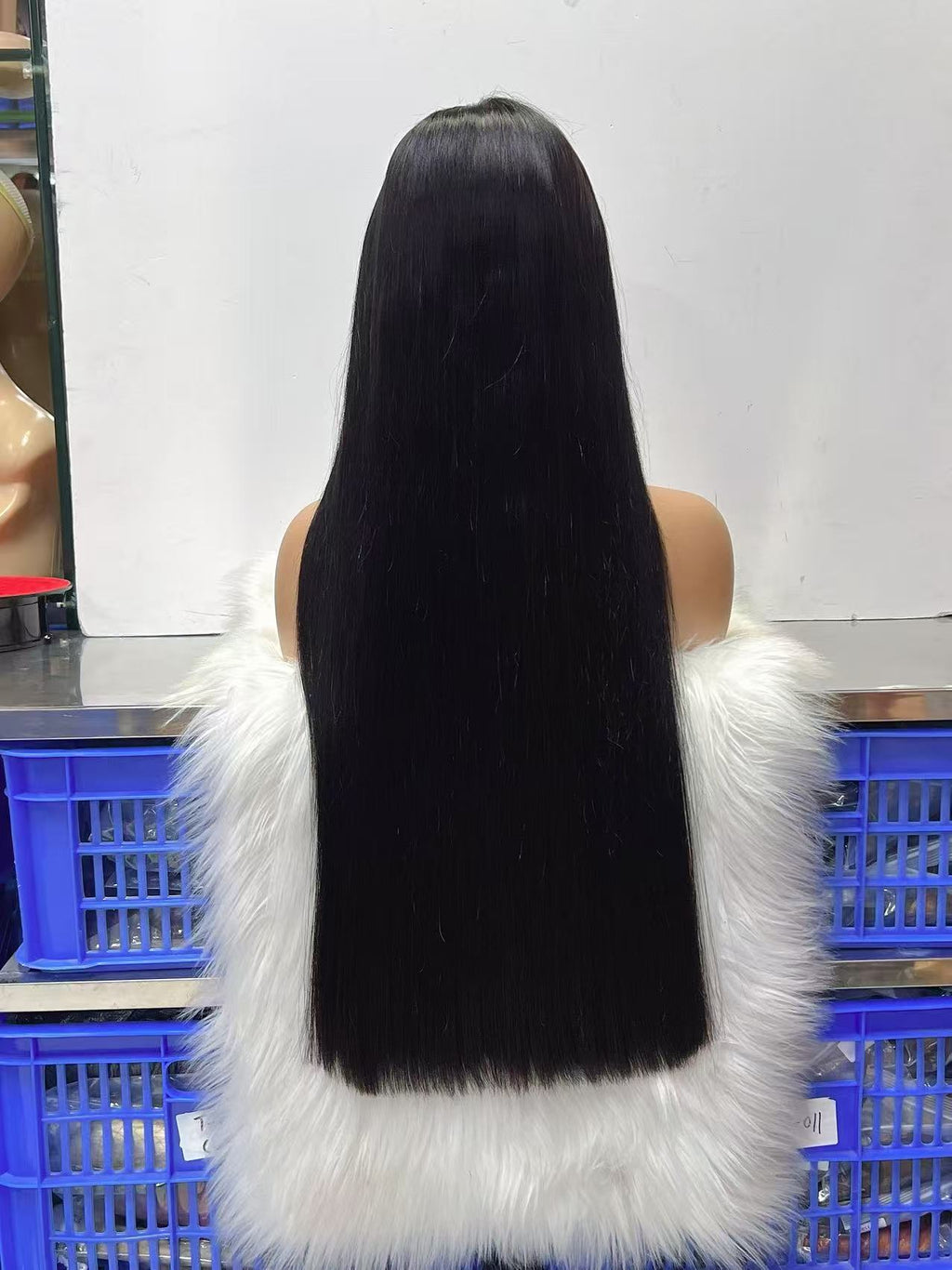 5x5 Lace Closure Super Double Drawn (SDD) Bone Straight Wig - 100% Virgin Human Hair