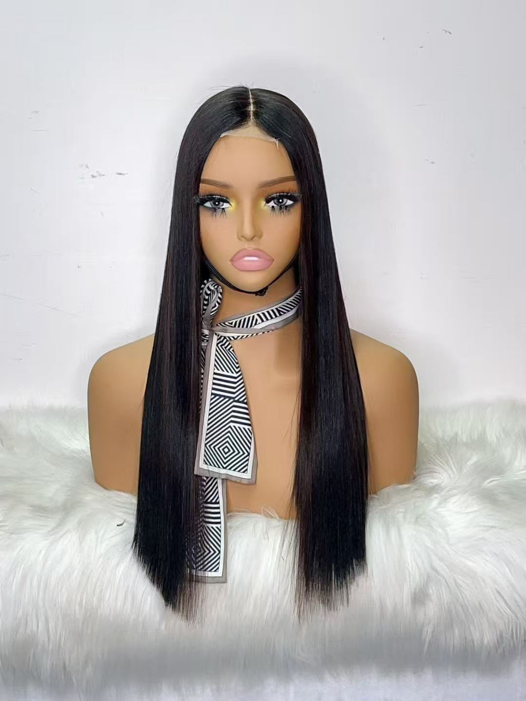 2x6 Lace Closure Super Double Drawn (SDD) Vietnamese Bone Straight Wig - 100% Virgin Human Hair