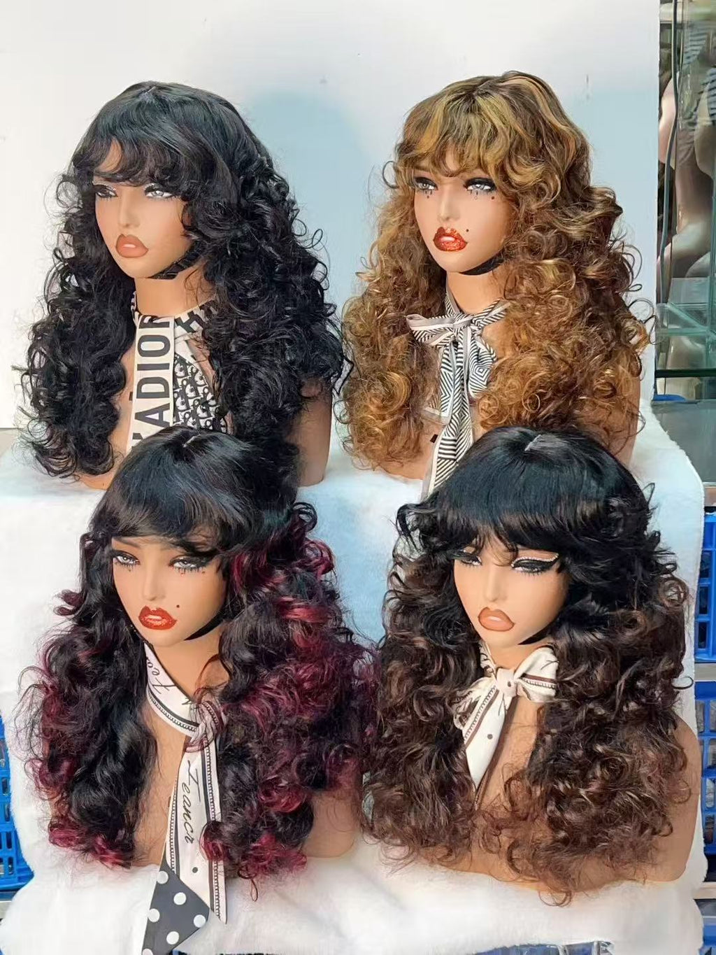 13x4 Lace Frontal Loose Spiral Curly Wig - 100% Virgin Hair