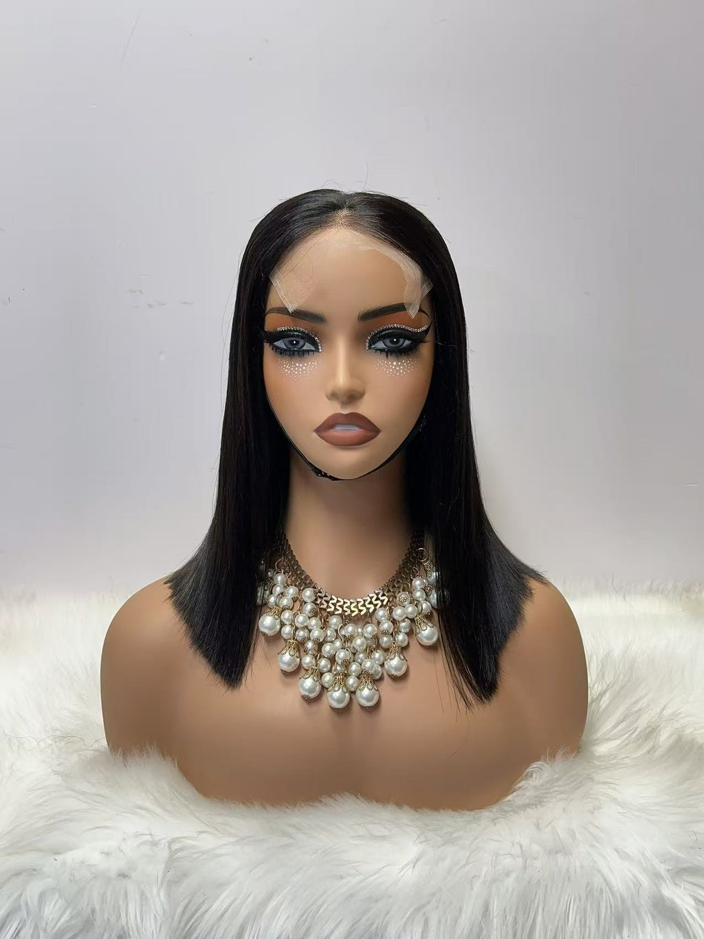 5x5 Lace Closure Super Double Drawn (SDD) Bone Straight Wig - 100% Virgin Human Hair