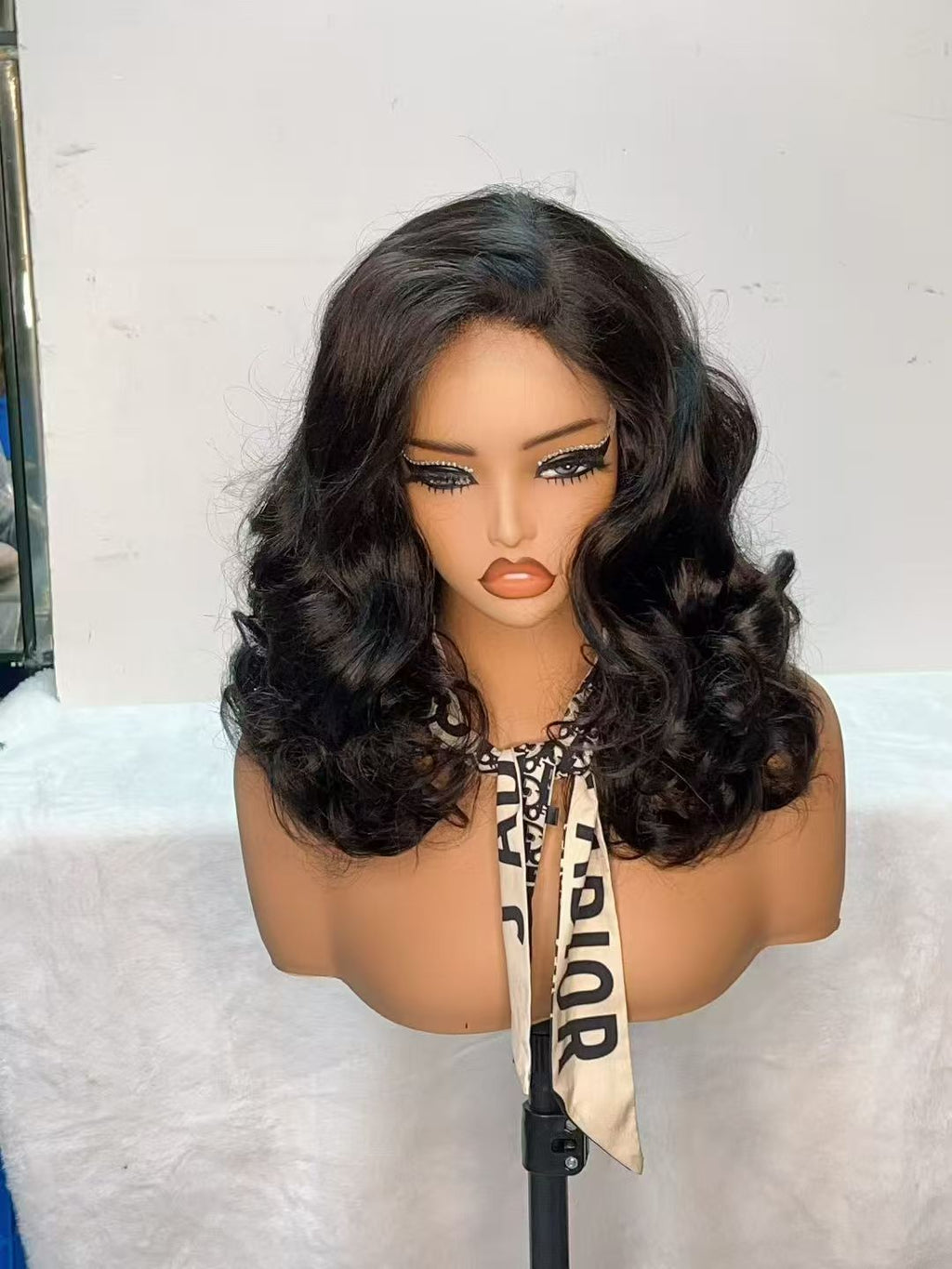 5x5 HD Lace Closure Loose Wave Curly Wig - 100% Virgin Remy Human Hair