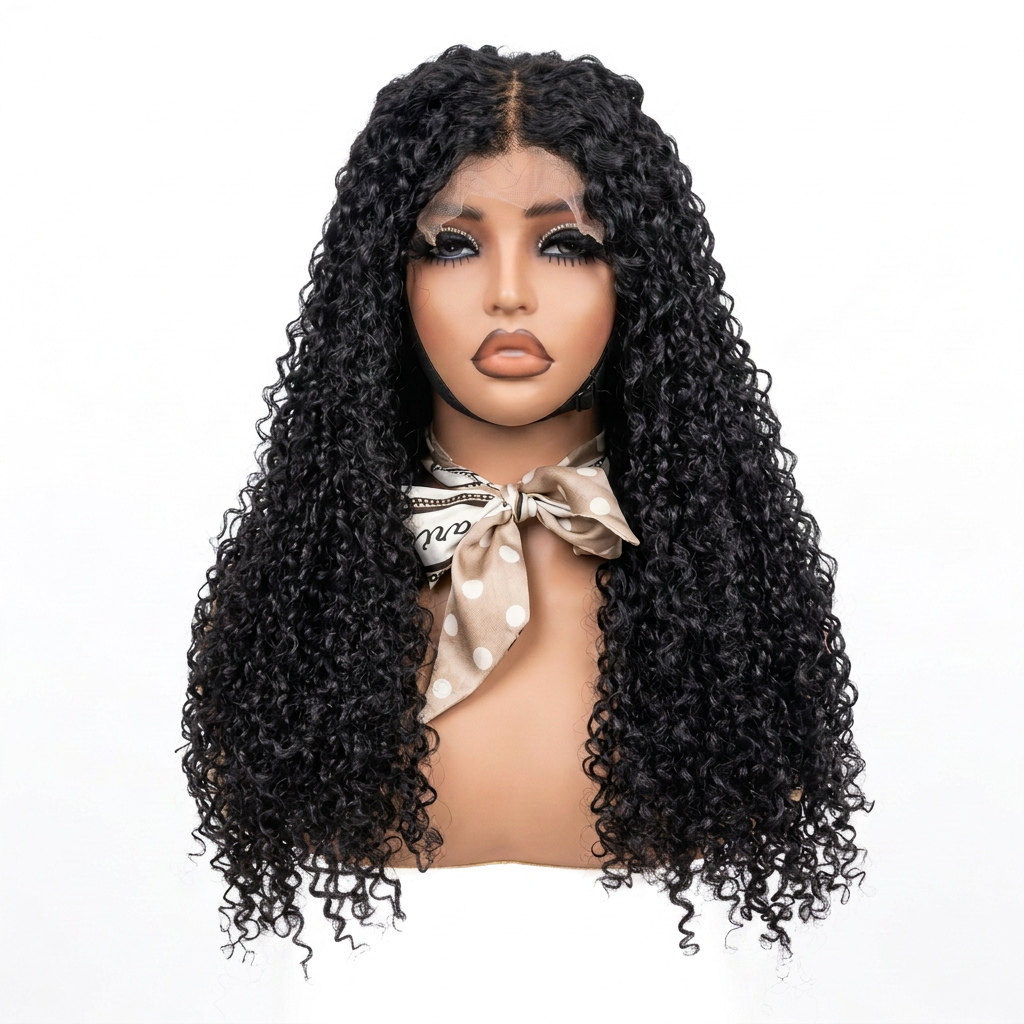 Model 1086 Pixie Curl Wig Front View No Stool