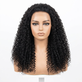 13x4 HD Lace Frontal Curly Wig - 24 Inch 100% Virgin Remy Human Hair (Pixie Curl / Burmese / Water Wave)