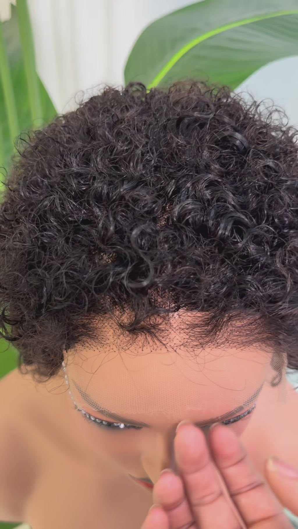 13x4 HD Lace Frontal Short Pixie Curl Wig - 100% Virgin Remy Human Hair