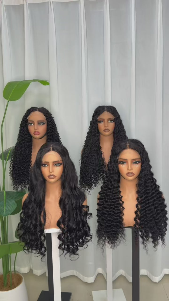5x5 Lace Closure Wig 300% Density Super Double Drawn (SDD) 100% Virgin Human Hair