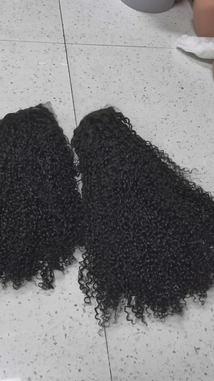 5x5 Lace Closure Super Double Drawn (SDD) Pixie Curl Wig 100% Virgin Human Hair